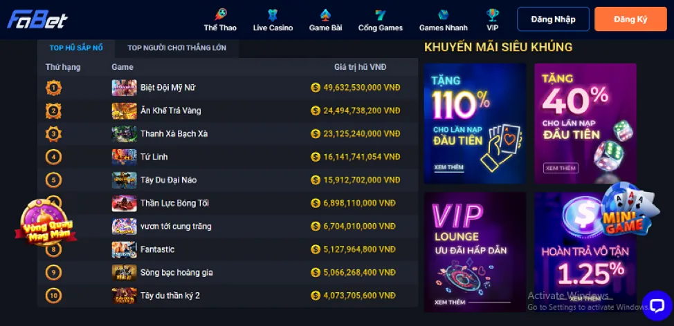 Manbet App trên điện thoại di động